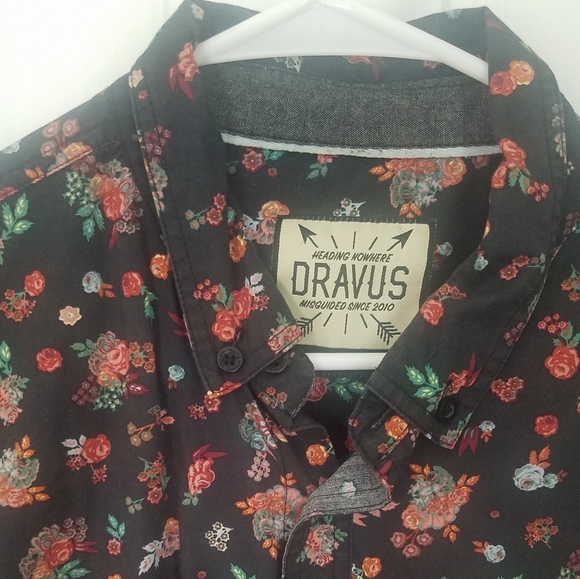 Dravus Floral Print Button up Shirt - Picture 3 of 3